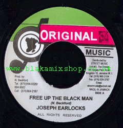 7" Free Up The Black Man/Instrumental- JOSEPH EARLOCKS